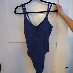 NWT Shein One-piece Dusty Blue Women's Swimsuit | Size US M